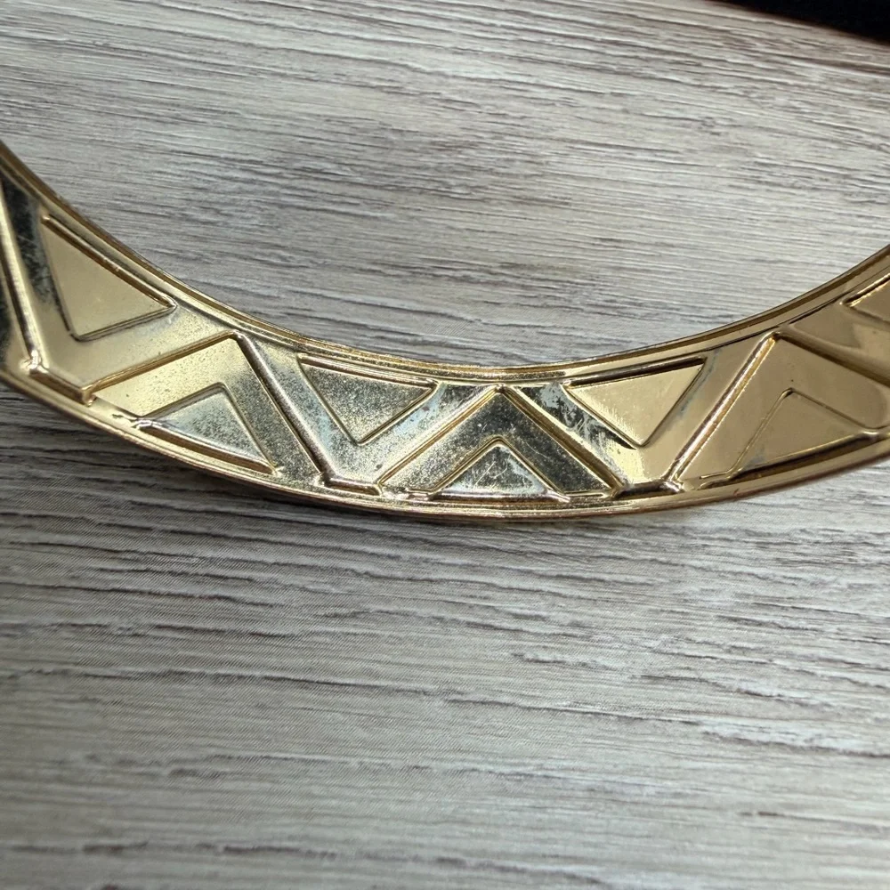 Yellow‎ Geometric Bangle Bracelet